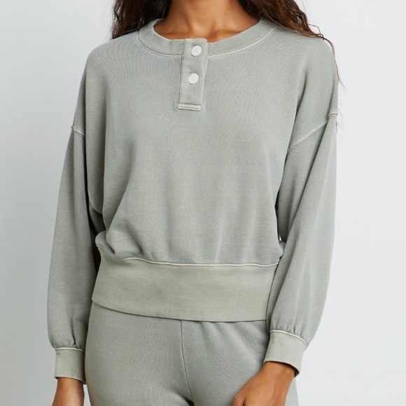RAILS Erin Henley Sweatshirt Sage - Picture 1 of 3